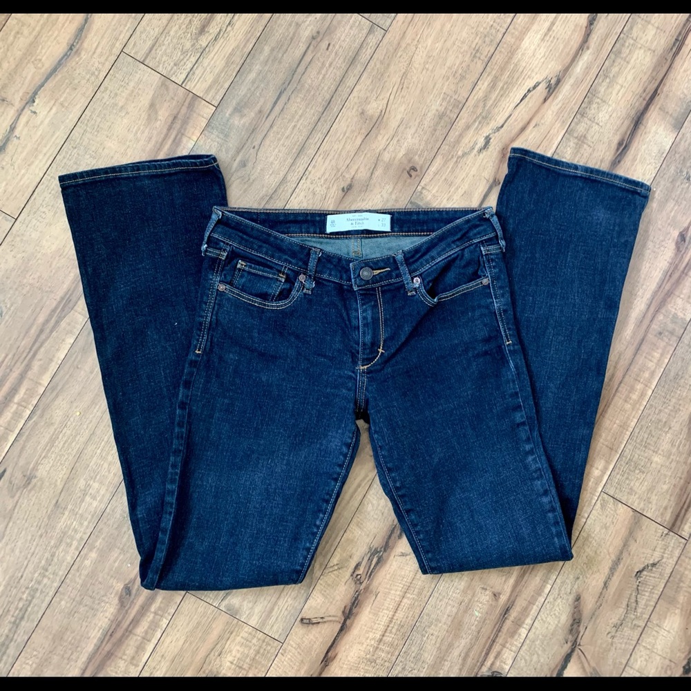 Abercrombie & Fitch The A&F Boot Women’s Blue Jeans Size 4R